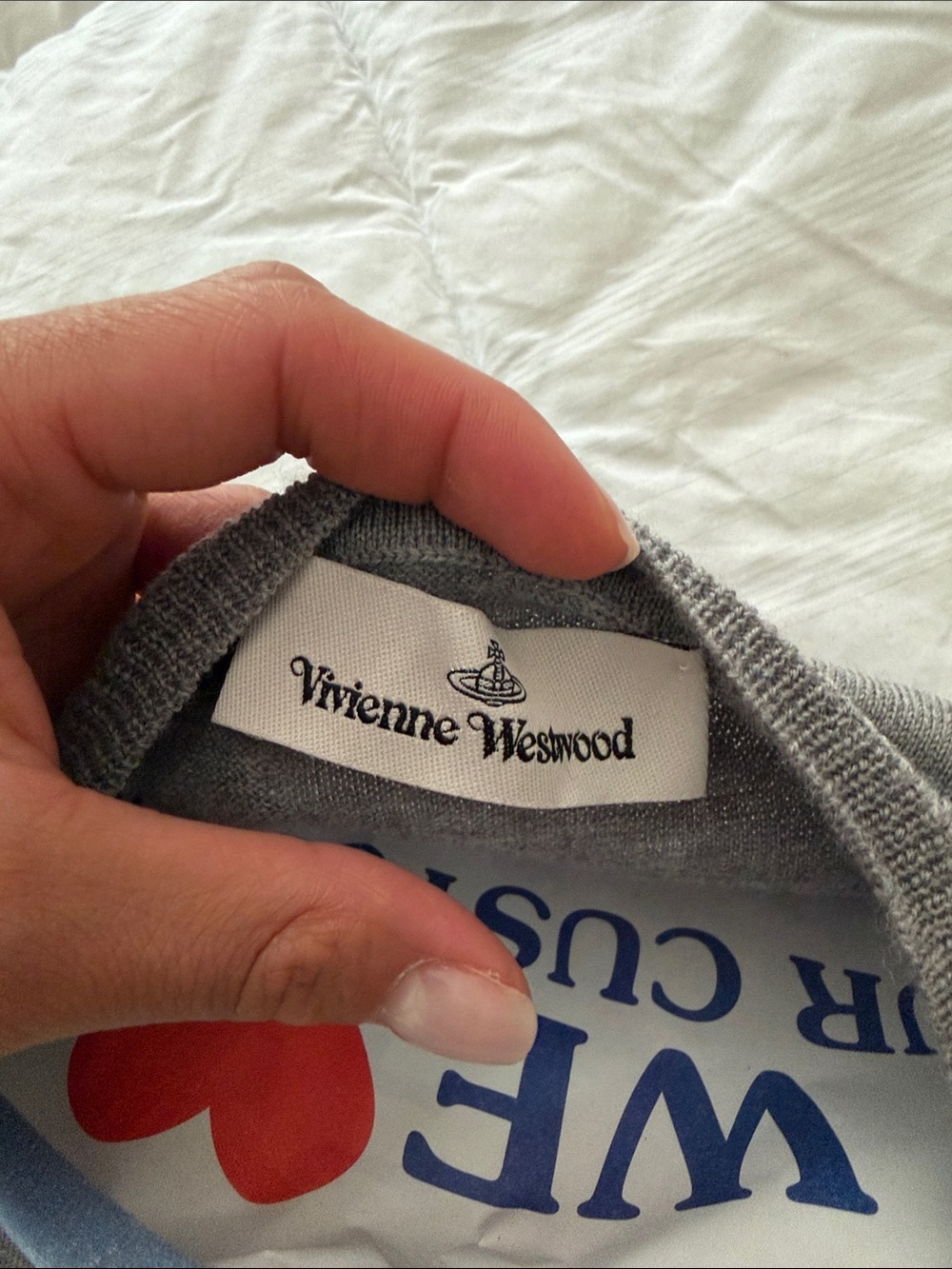 Vivienne Westwood Bea Cardigan in grey size XS - Picture 5 of 6